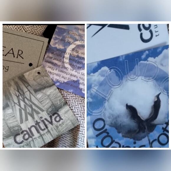 goddess gear NEW Organic Cotton Tweed Buttoned Lined Pocketed Pea Swing Coat L - Picture 6 of 16